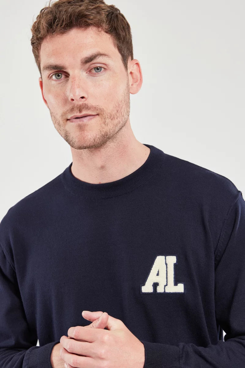 Armor Lux - Patch Sweatshirt - Marine Blue