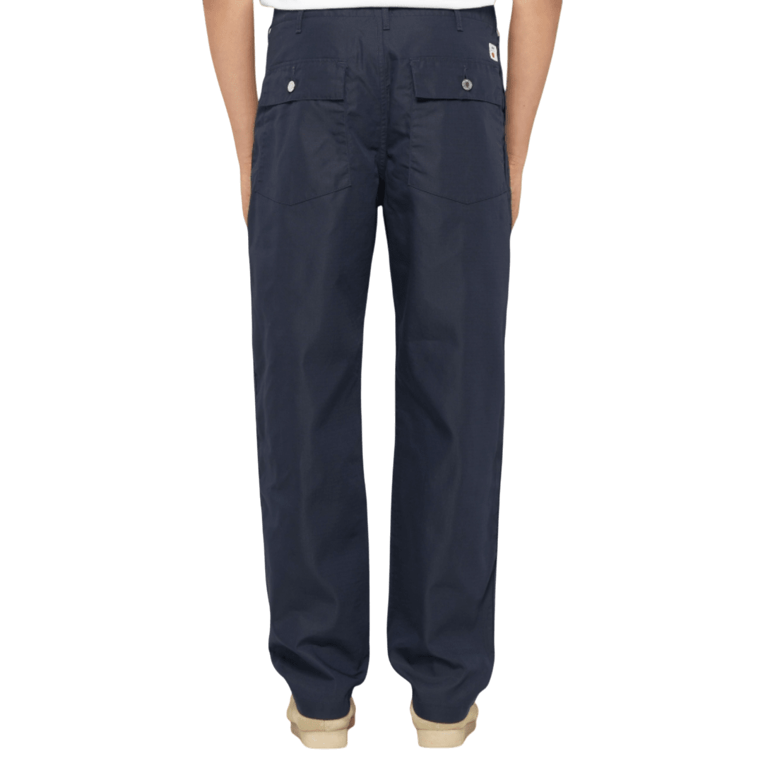 EDWIN - Baker Pant - Ripstop Fabric - Navy - Regent Tailoring Salisbury