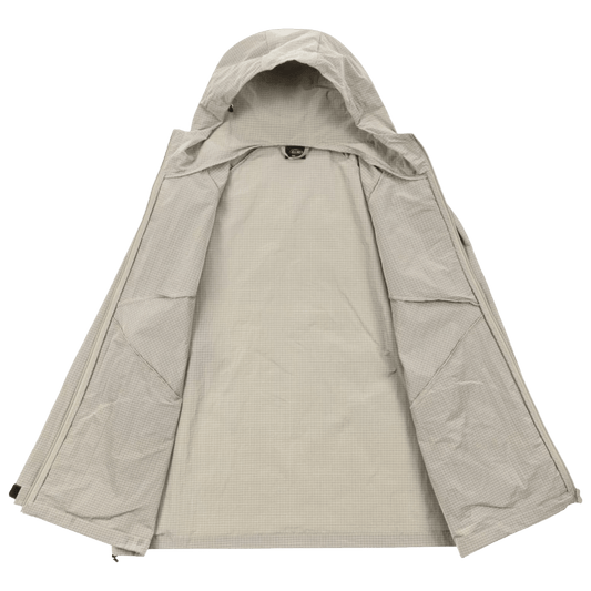Elliker - Arkle Zip Ripstop Jacket - Stone - Regent Tailoring Salisbury