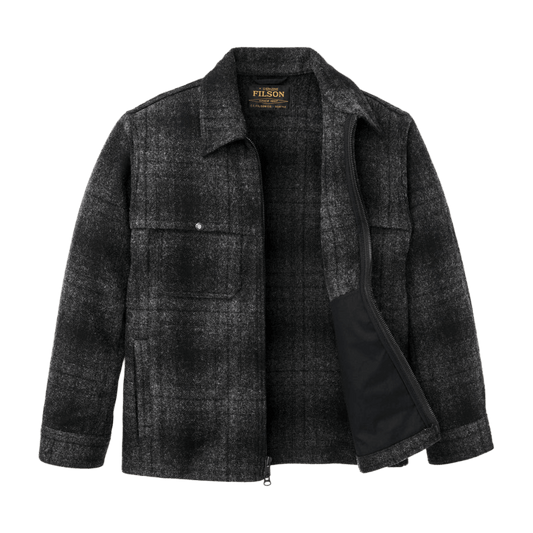 Filson - Forester Wool Jacket - Dark Heather Grey/Black - Regent Tailoring Salisbury
