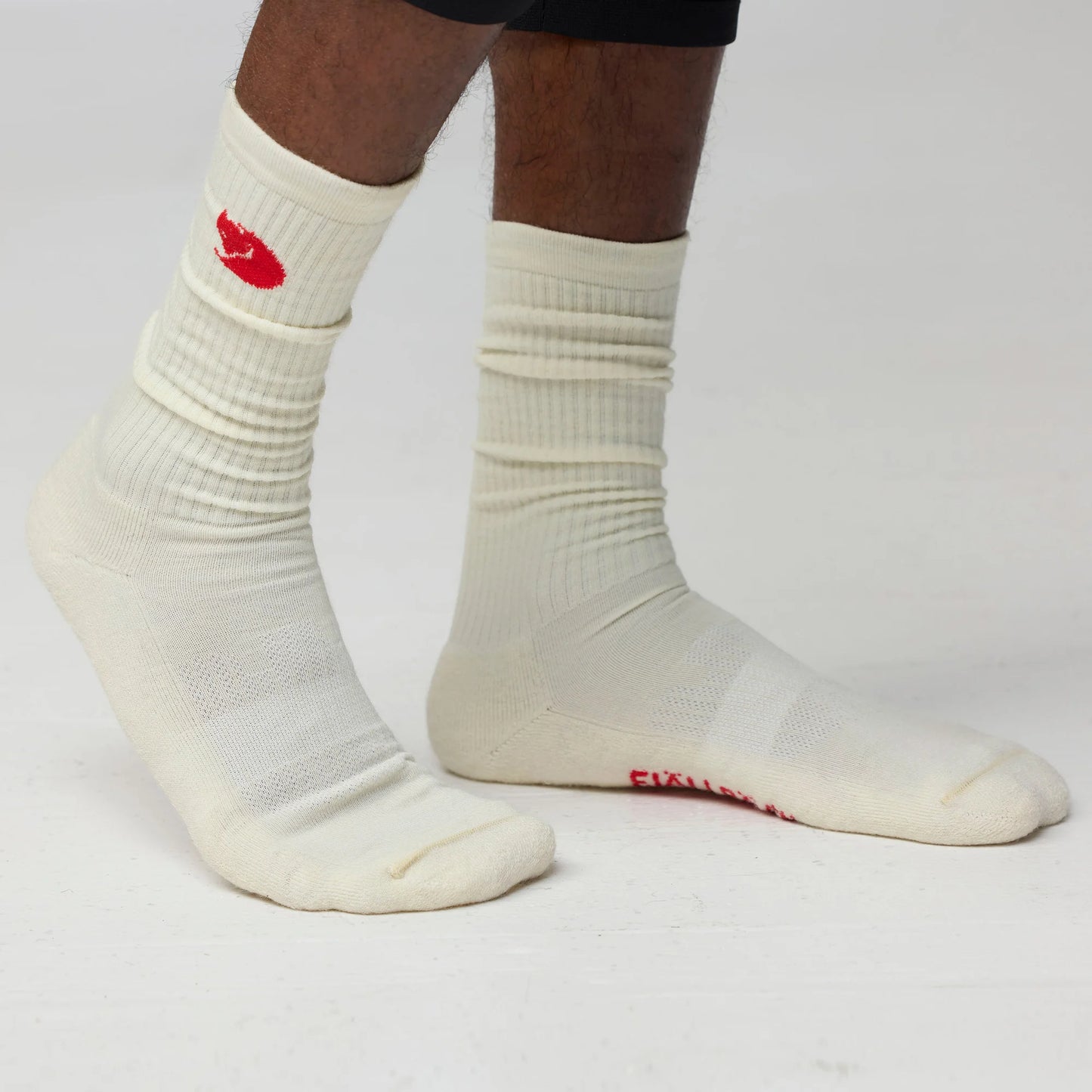 Fjällräven - Wool Sock - White