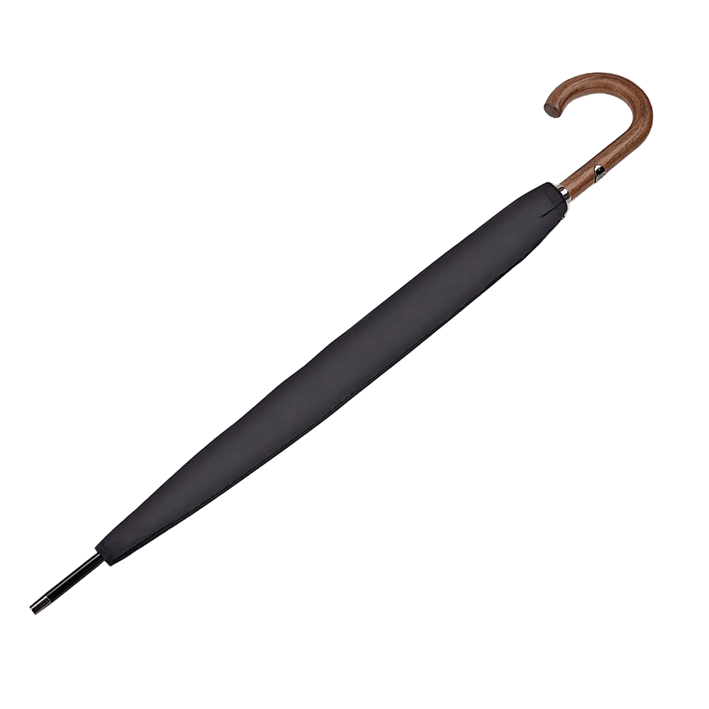 Fulton - Mayfair No. 1 Umbrella - Black with Wood Handle - Regent Tailoring Salisbury