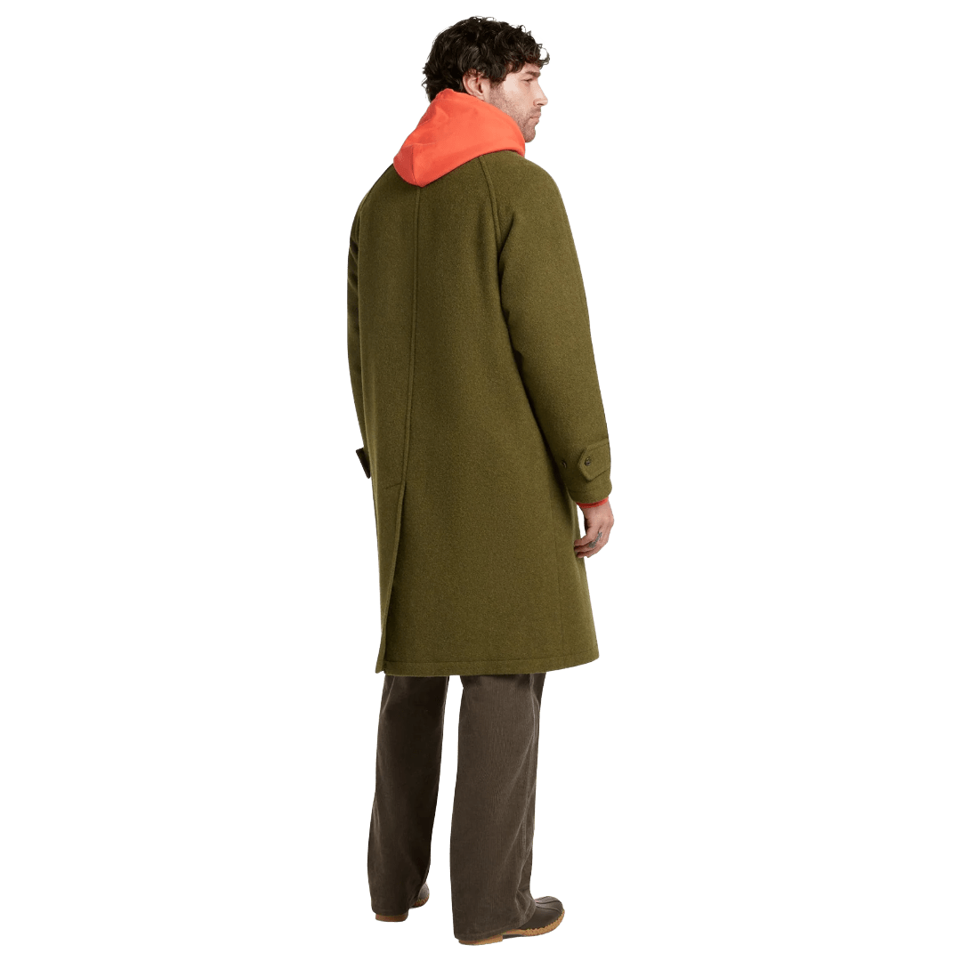 Gloverall - Hynes Wool Overcoat - Olive - Regent Tailoring Salisbury