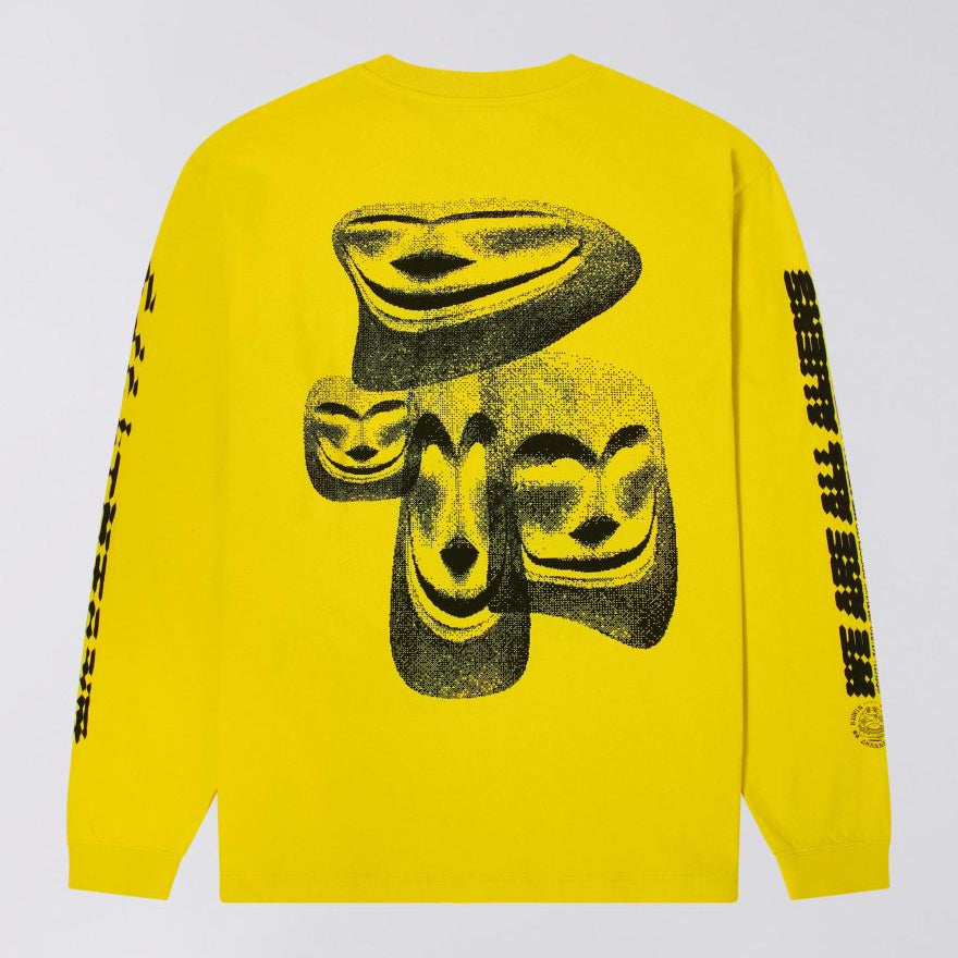 Edwin - We Are All Aliens - LS Tee - Yellow