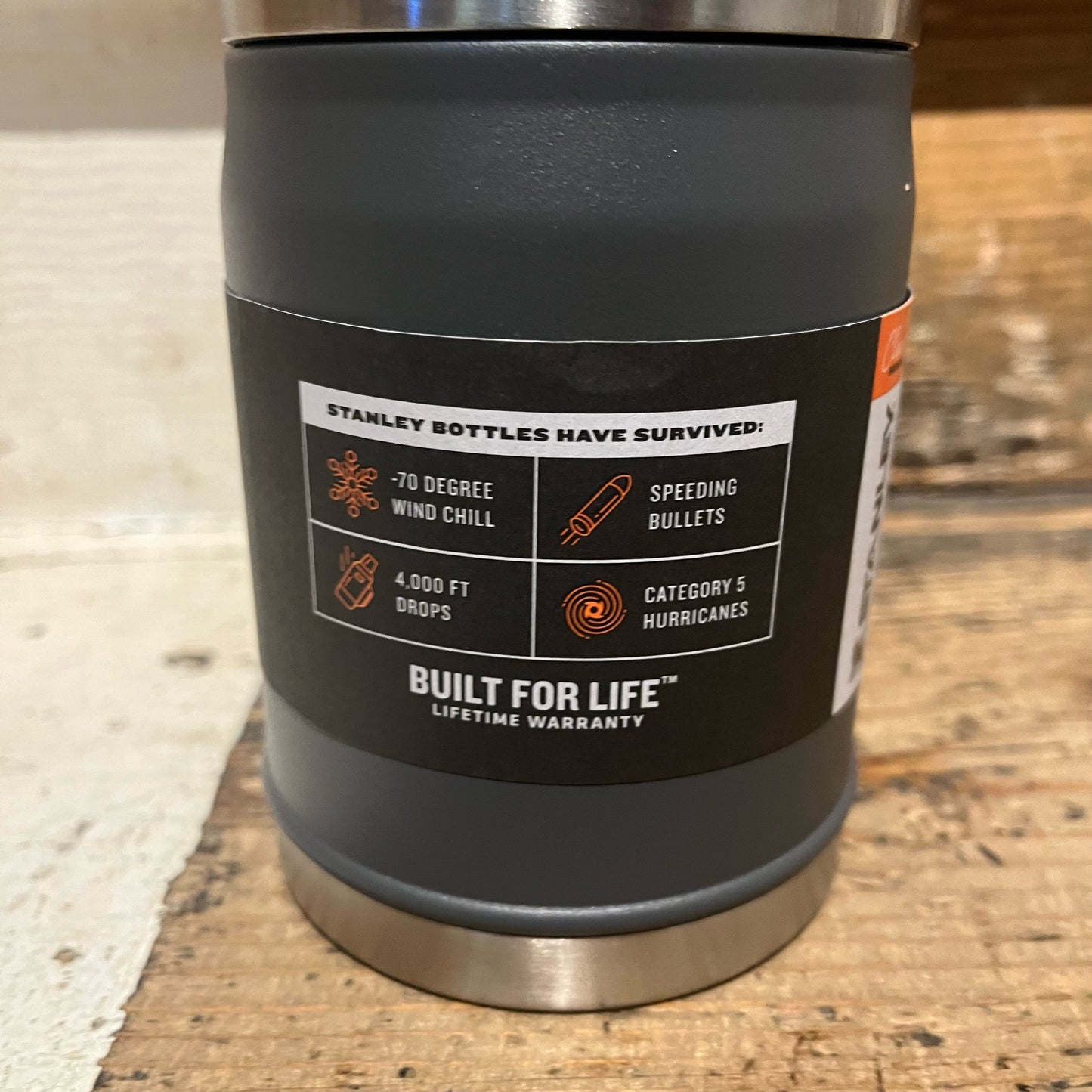Stanley - Legendary Vacuum Food Jar - 14oz - Charcoal