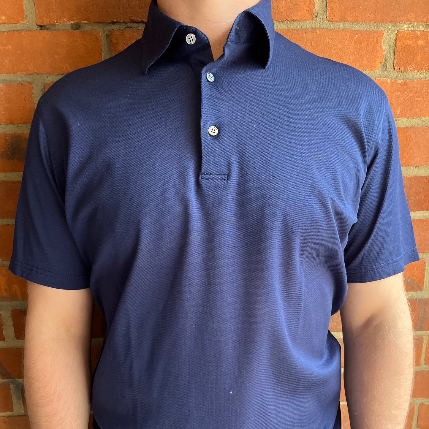 Regent - Polo Shirt - Short Sleeve - Italian Cotton - Navy Blue