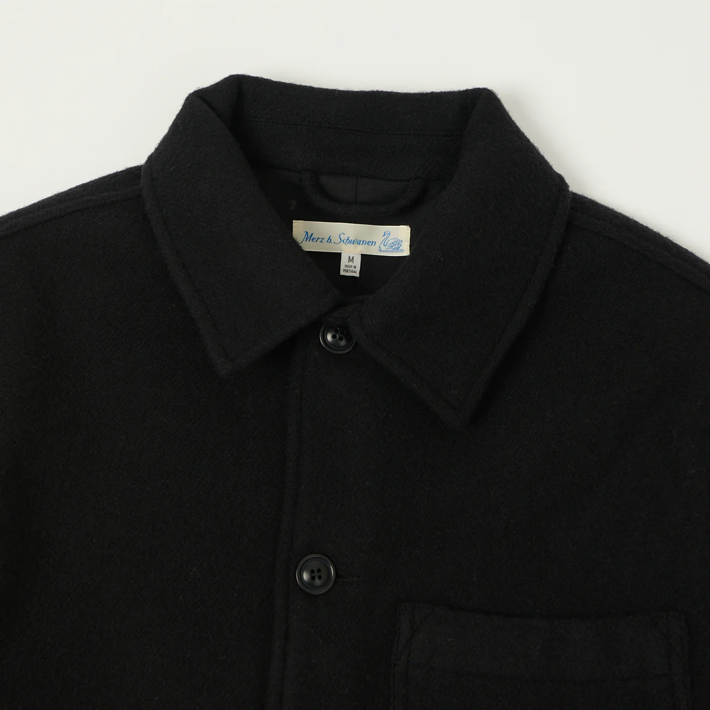 MERZ B. SCHWANEN - Relaxed Fit Unisex Jacket - Deep Black