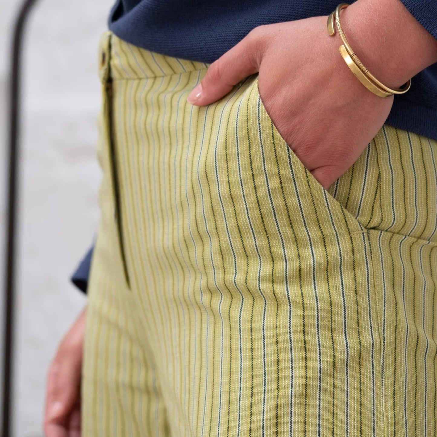 Bibico - Harper Wide Leg Trouser - Avocado Green