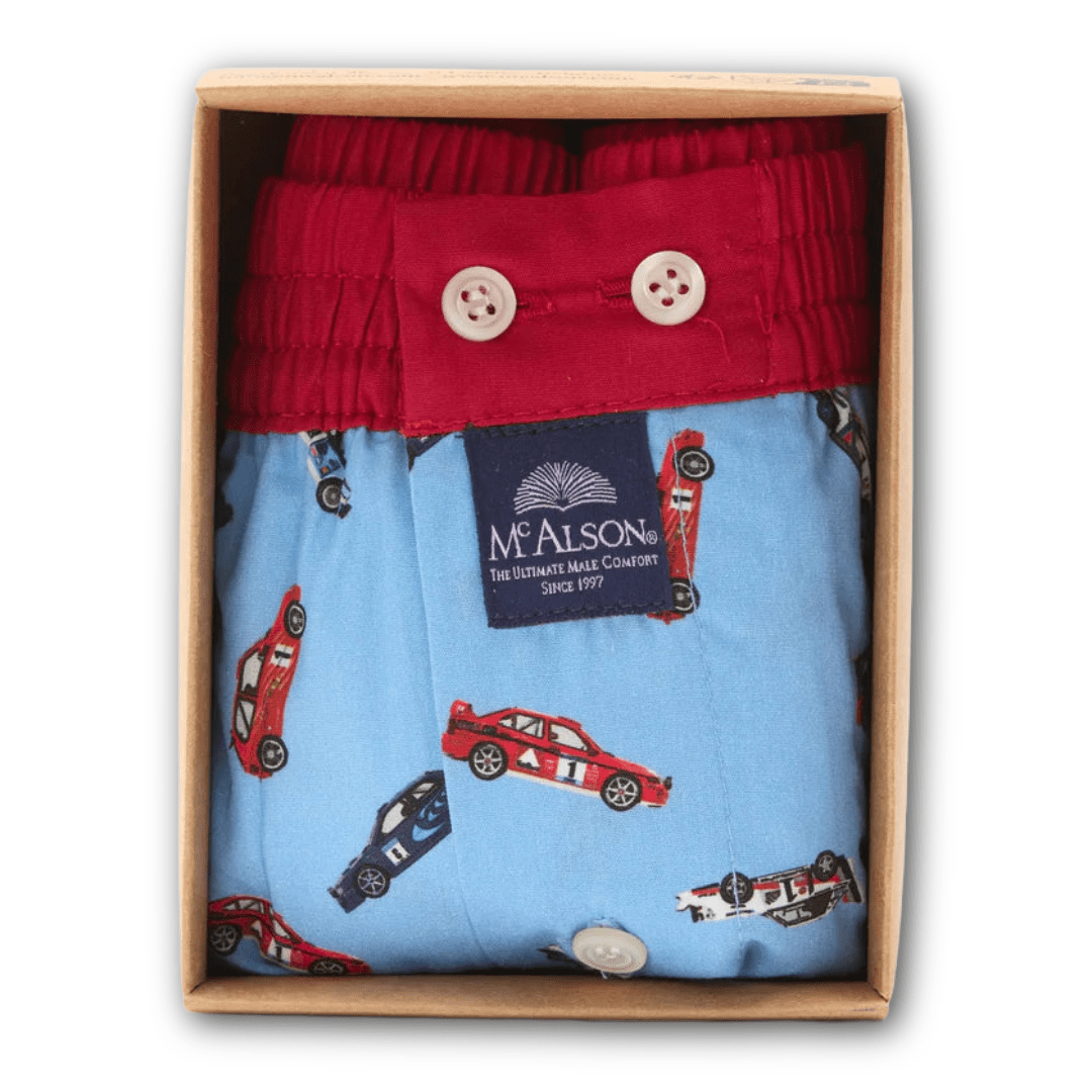 McAlson - Boxer Shorts - Racing Car - Regent TailoringMcAlson