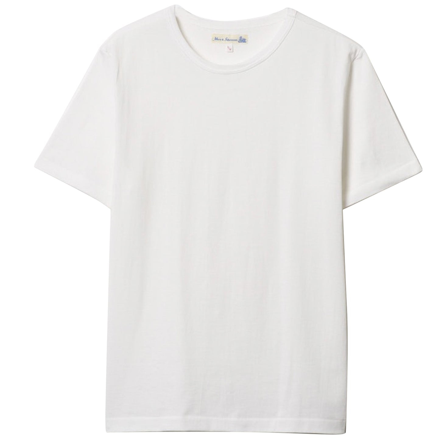 White t-shirt on a white background