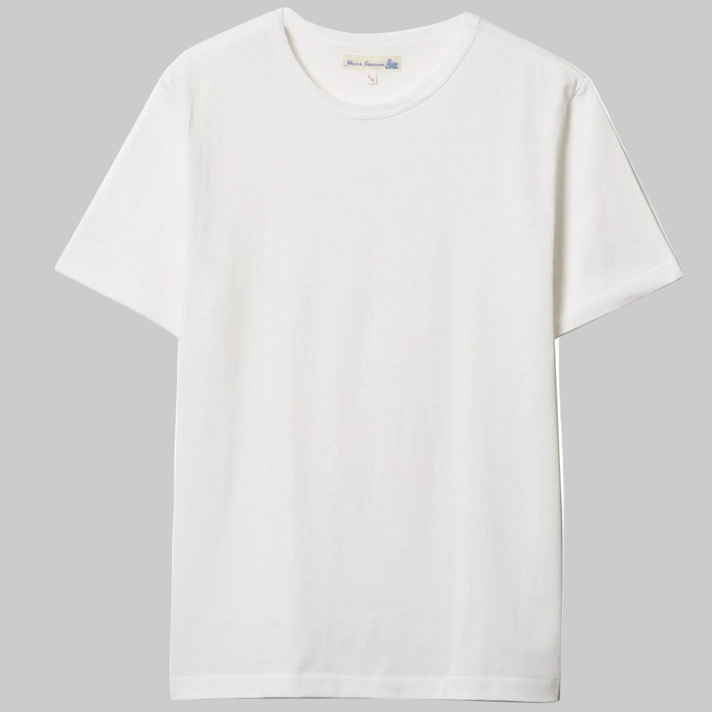 White t-shirt on a white background