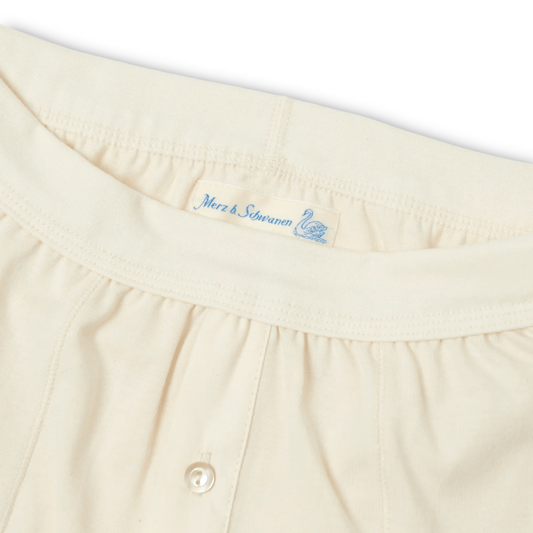 MERZ B. SCHWANEN - 225 Button Fly Boxer Brief - Nature - Regent TailoringMerz b. Schwanen