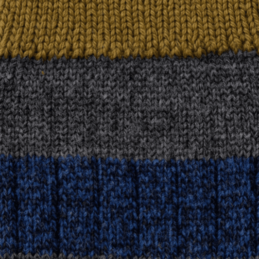 Pantherella - Barton - Merino Wool Socks - Mid Grey Stripe - Regent Tailoring Salisbury