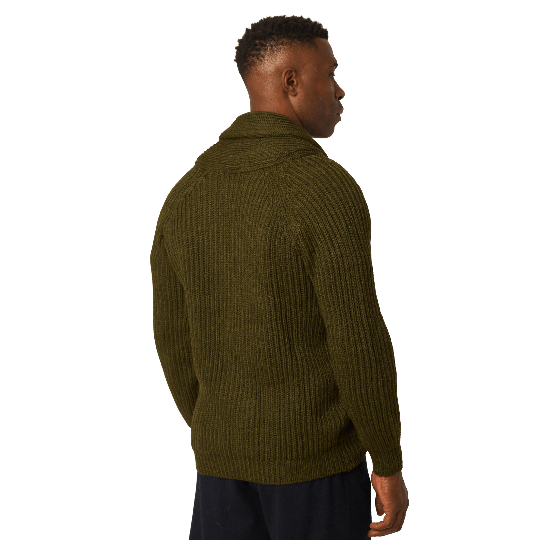 PEREGRINE - Wilkinson Cardigan - Olive - Regent Tailoring Salisbury