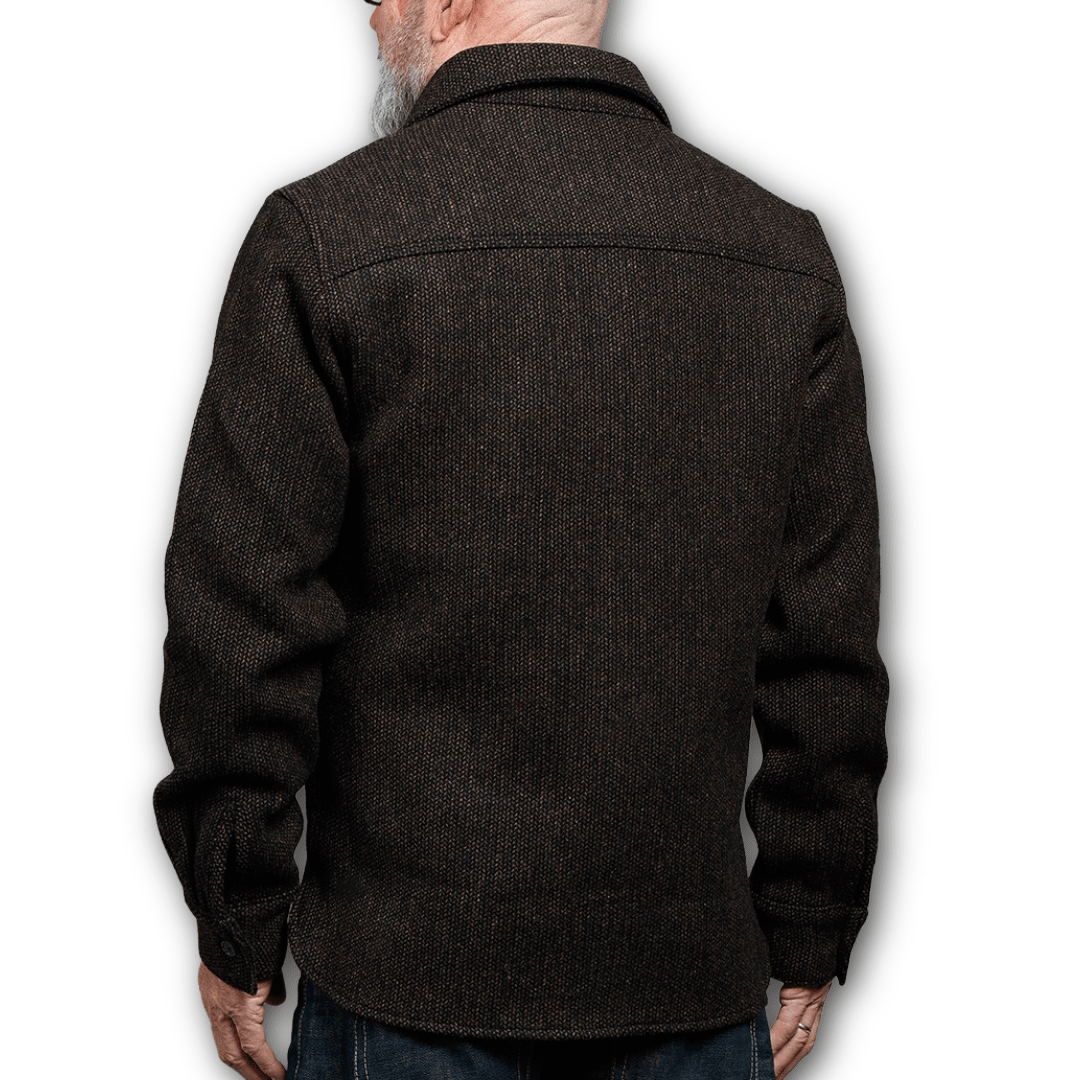 PIKE BROTHERS - 1943 CPO Shirt - Marino Wool - Brown - Regent TailoringPike Brothers