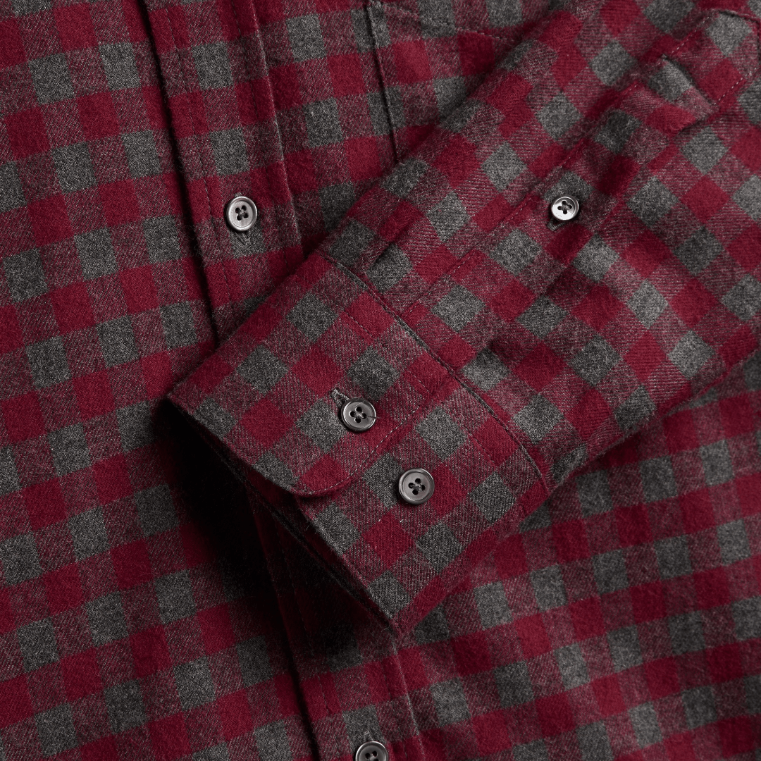 Portuguese Flannel - Aquila - Red - Regent Tailoring Salisbury