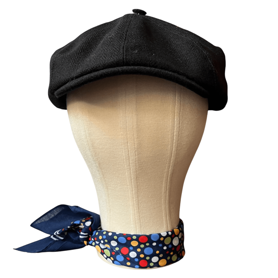 Regent - Baker Boy Cap - Black - Regent Tailoring Salisbury