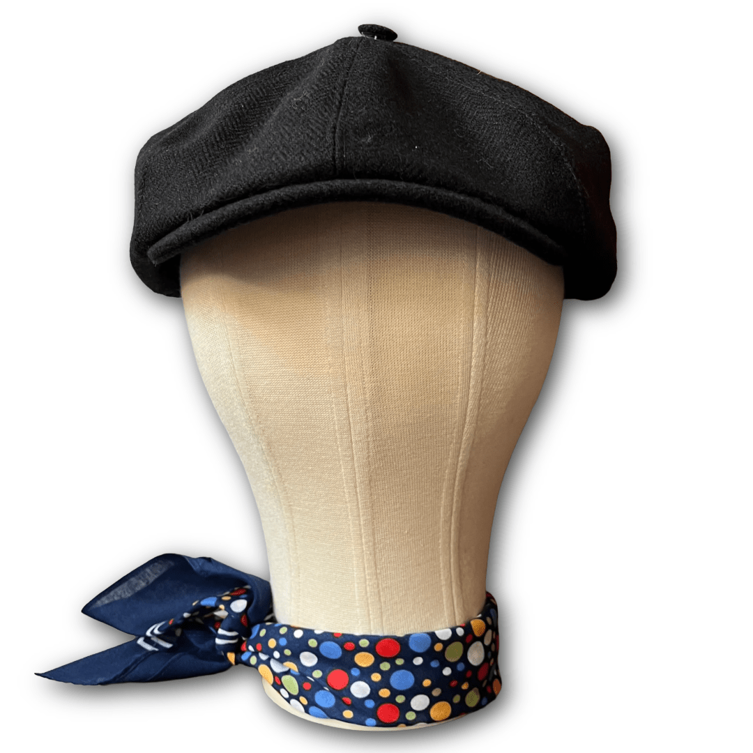 Regent - Baker Boy Cap - Black - Regent TailoringRegent