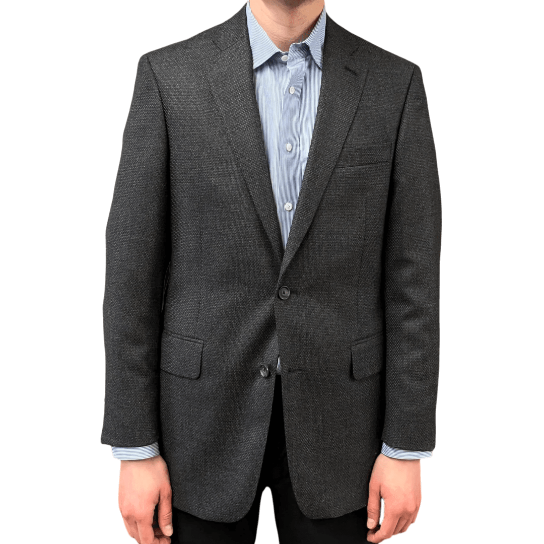 Regent - 'Best Jim' Jacket - Grey Wool/Cashmere 350g - Reda - Regent Tailoring Salisbury