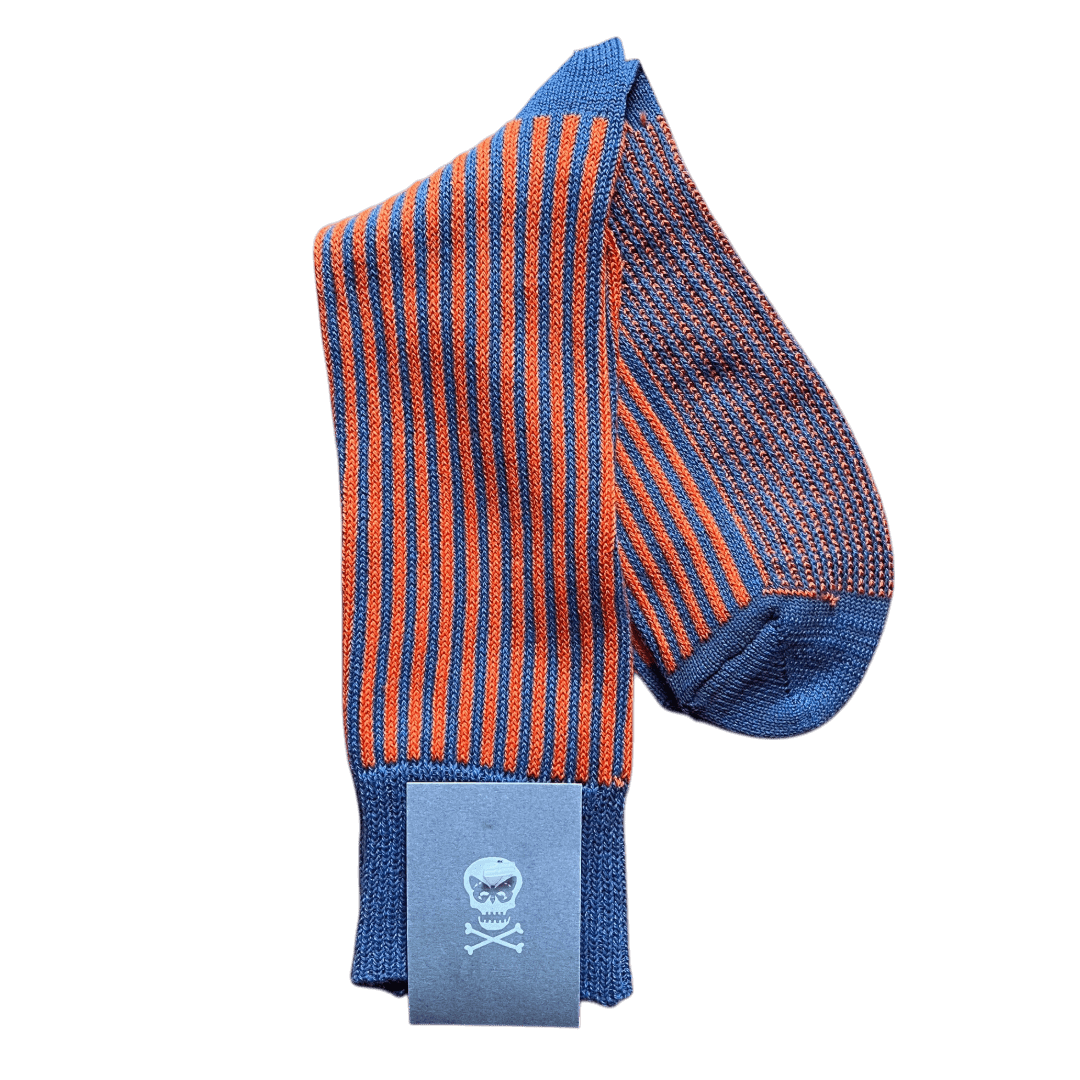 Regent - Cotton Socks - Vertical Stripes - Regent Tailoring Salisbury
