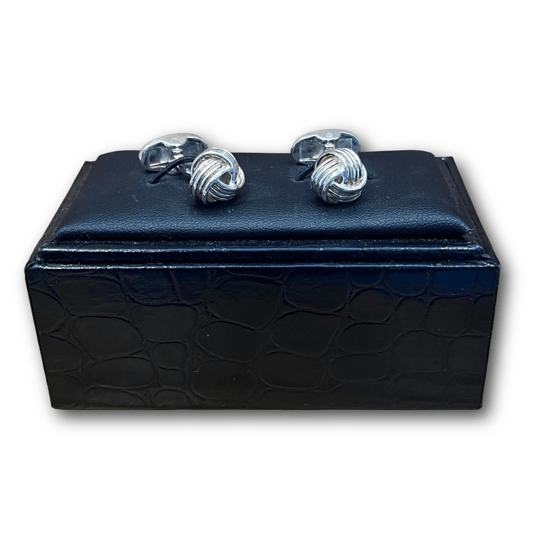 Regent - Cufflinks - Sterling Silver Knots - Regent TailoringRegent
