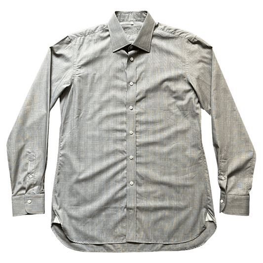 Regent - 'Henry' Prince of Wales - Shirt - Grey Check - Regent Tailoring Salisbury