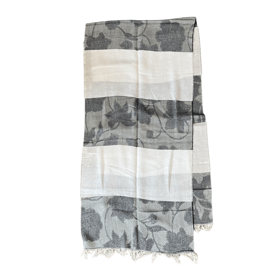Regent - Lightweight Scarf - Floral Textured - Regent Tailoring Salisbury