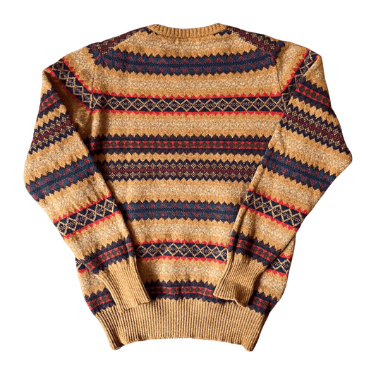 Regent - Round Neck Jumper - Geelong - Fair Isle Pattern - Regent Tailoring Salisbury