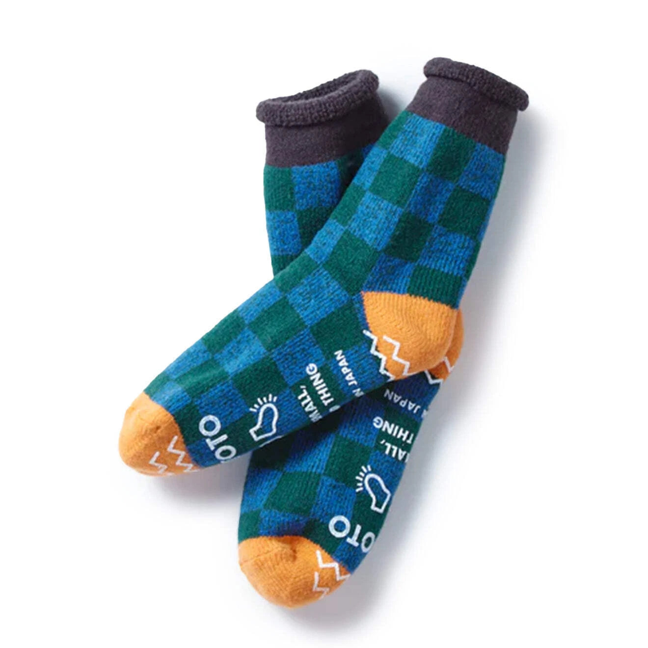 ROTOTO -Pile Room Socks - Checkerboard