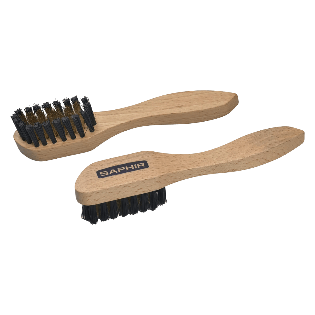 Saphir - Suede & Nubuck Brass Brush - 16cm - Regent Tailoring Salisbury