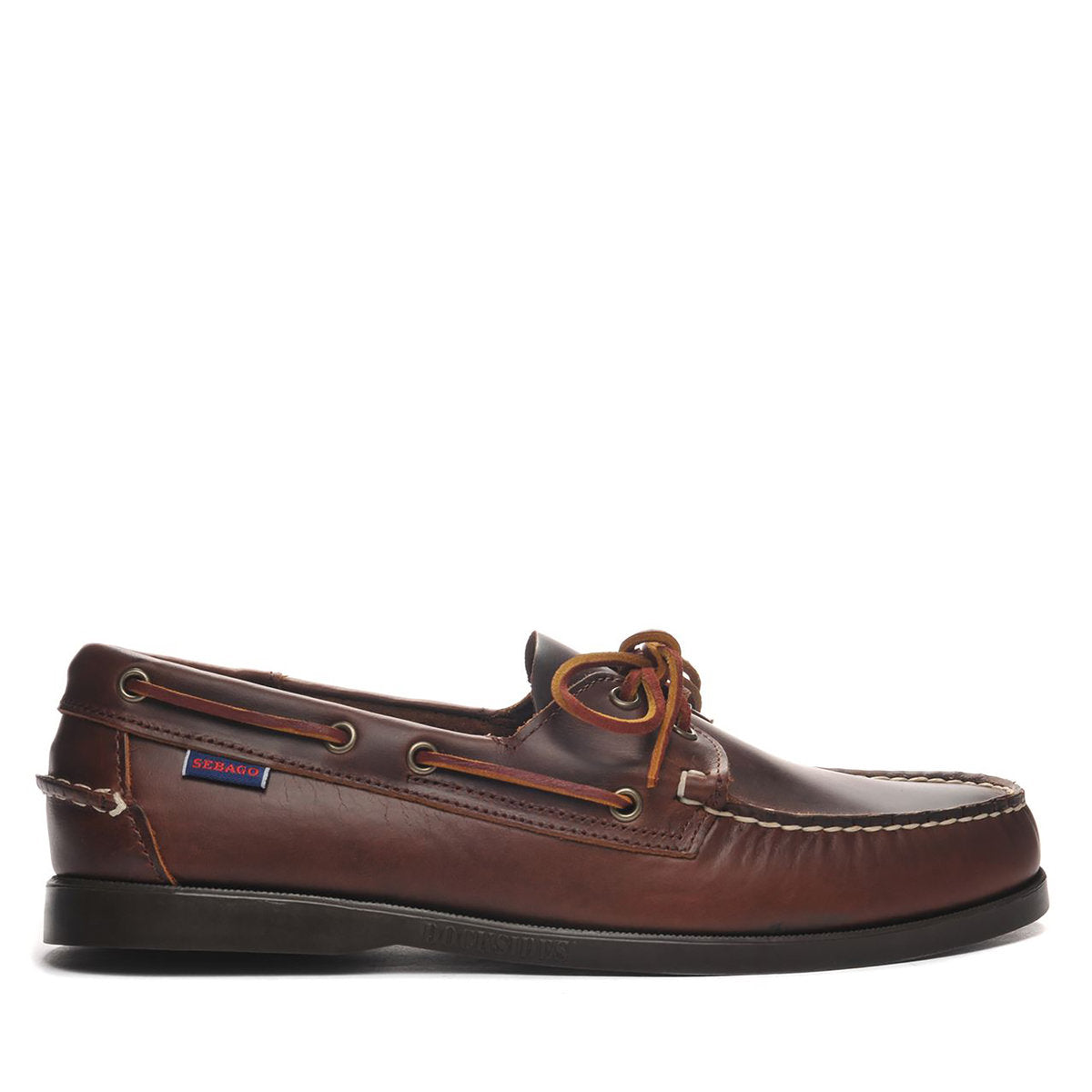 Sebago - Dockside Portland Leather Boat Shoe - Brown Gum