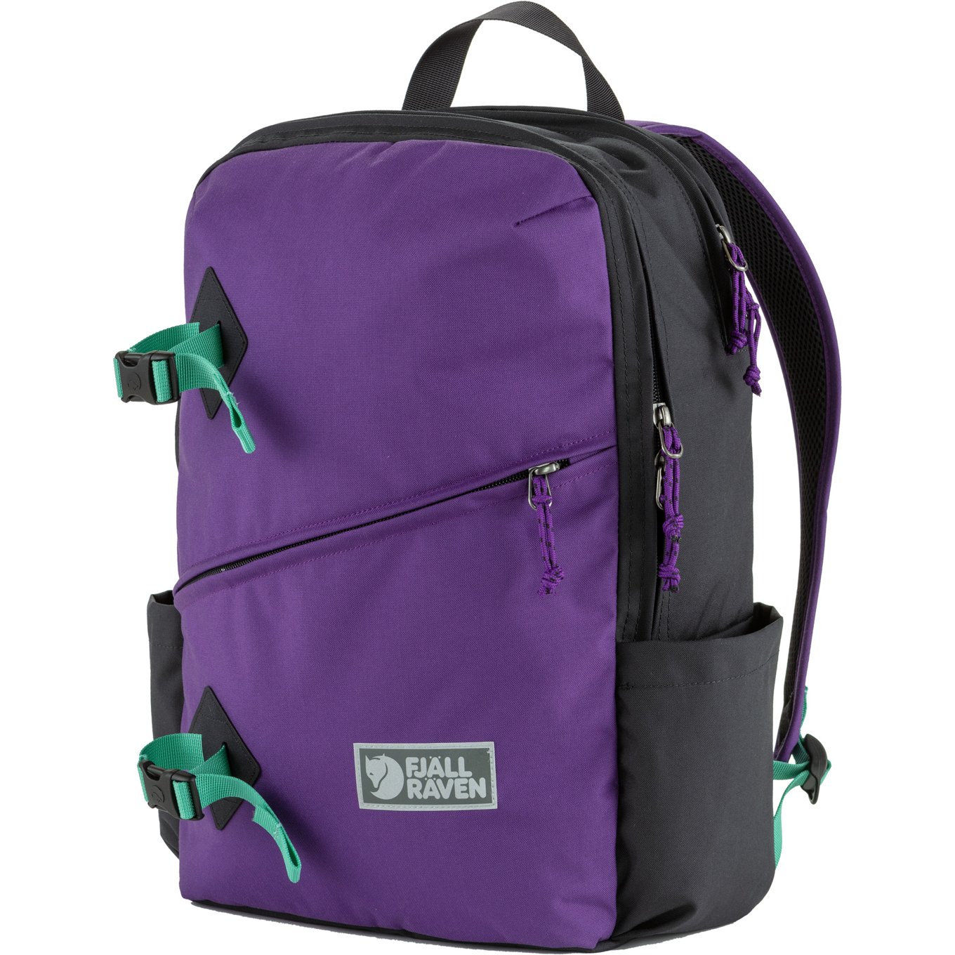 A purple backpack