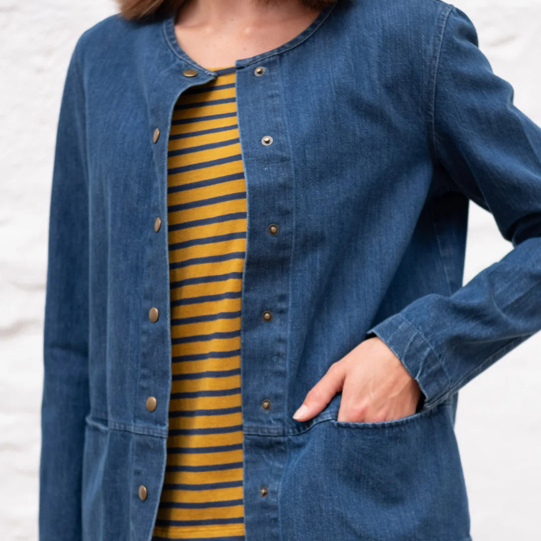 Bibico - June Structured Jacket - Denim