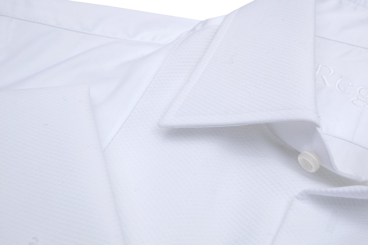 Regent - Dinner/ Evening Shirt - White Twill with Marcella Details - Regent Tailoring