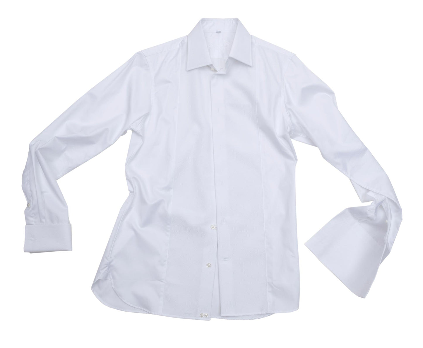 Regent - Dinner/ Evening Shirt - White Twill with Marcella Details - Regent Tailoring