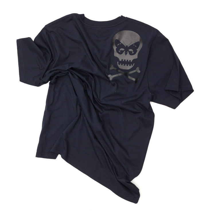 Regent - T-Shirt -Skull -Organic - Cotton - Navy - Regent Tailoring
