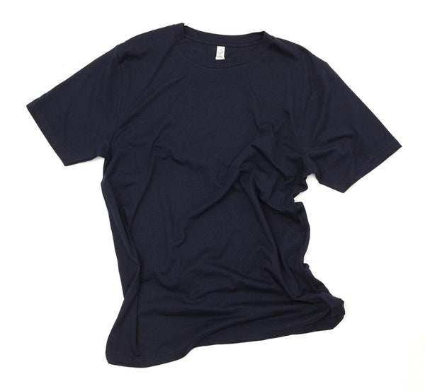 Regent - T-Shirt - Skull Print - Organic Cotton - Navy