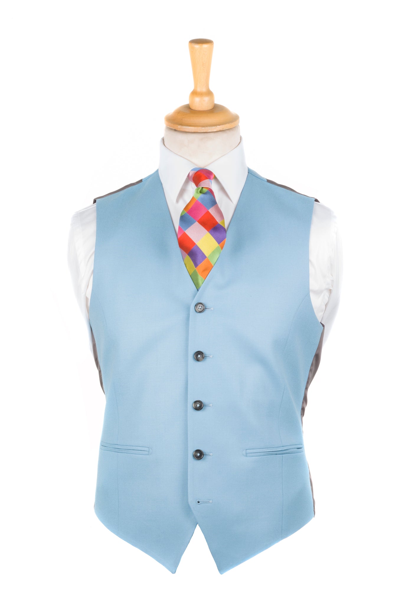 Regent - Waistcoat - Sky Blue - Morning suit - Wedding - Regent Tailoring