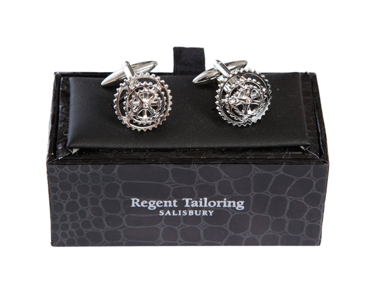 Regent Cufflinks - Bike Cogs - Regent Tailoring