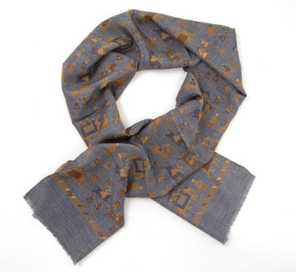 Luxury unisex scarf designed and produced exclusively by Regent featuring a unique patterning and made in the UK. 