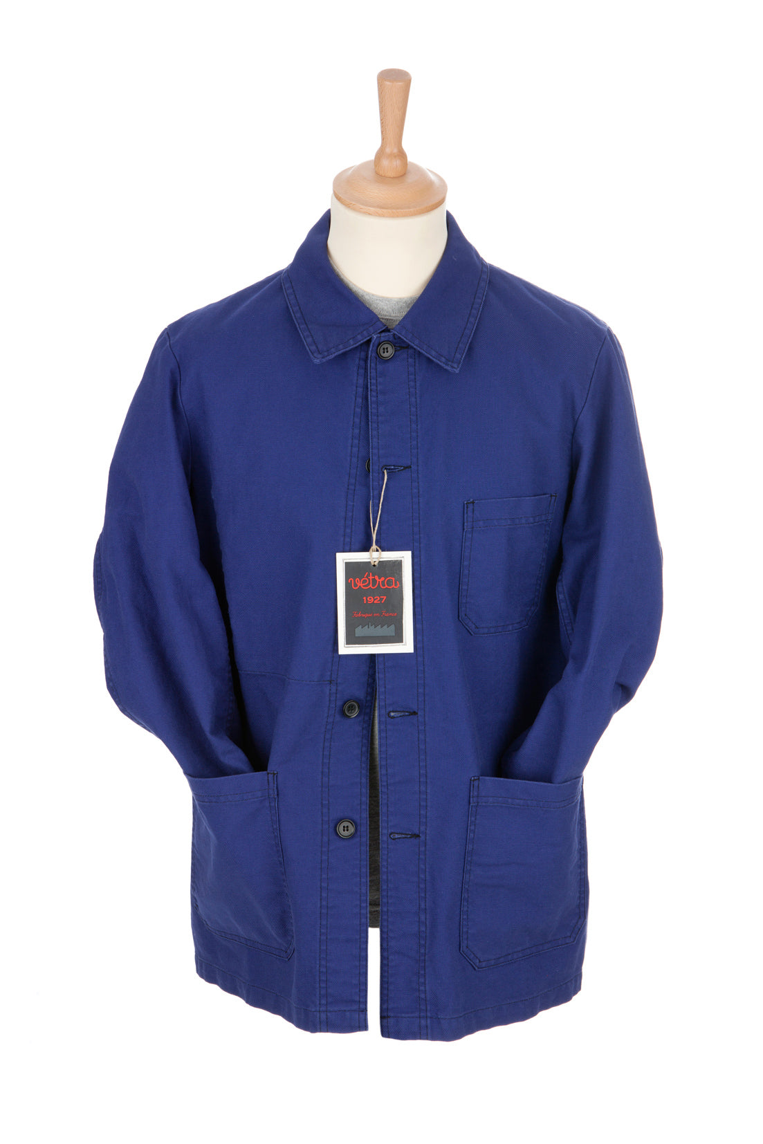 Vetra - French Work-Wear - Jacket 4 - Hydrone Blue - Regent Tailoring