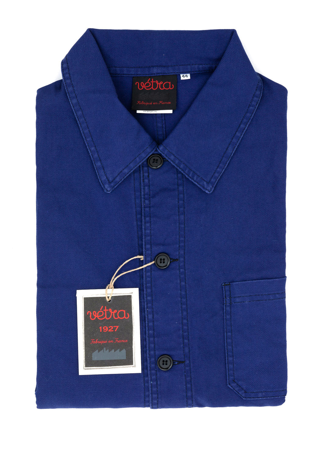 Vetra - French Work-Wear - Jacket 4 - Hydrone Blue - Regent Tailoring
