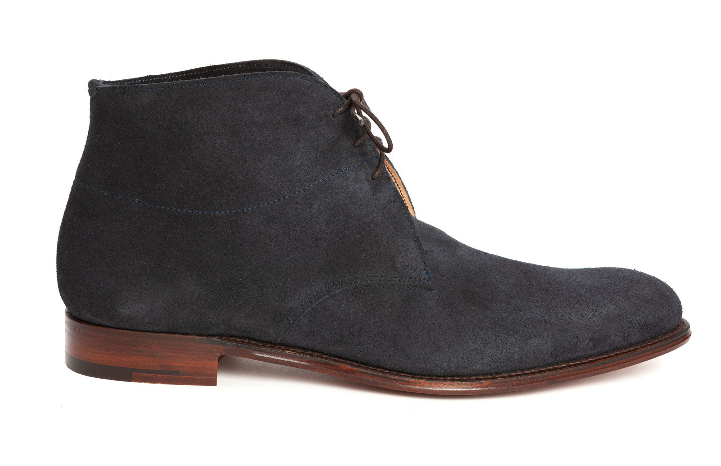 Regent - Suede Shoe - Frank - Navy - Regent Tailoring