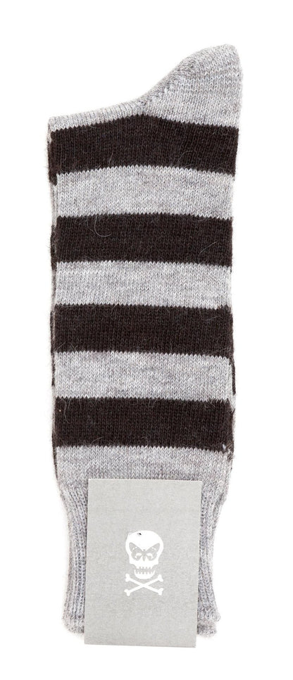 Regent Alpaca Socks - Grey / Black - Regent Tailoring