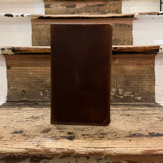 Regent - Tall Leather Wallet - Rusty Blaze