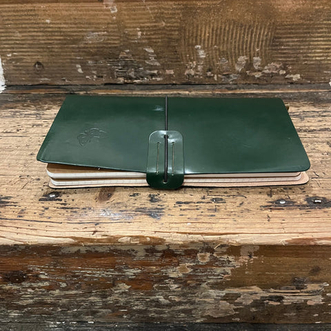 Regent - Traveller's Journal - Leather Notebook - Green