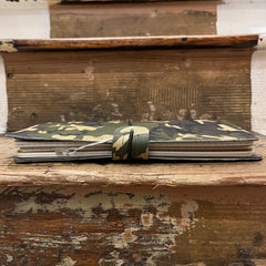 Regent - Traveller's Journal - Camouflage Notebook - Printed Leather
