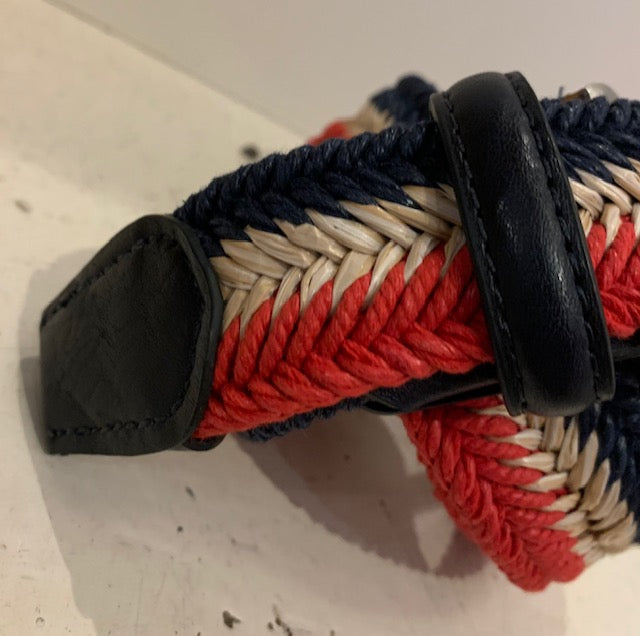 Regent - Woven Belt - Red, White, Navy - Tricolore