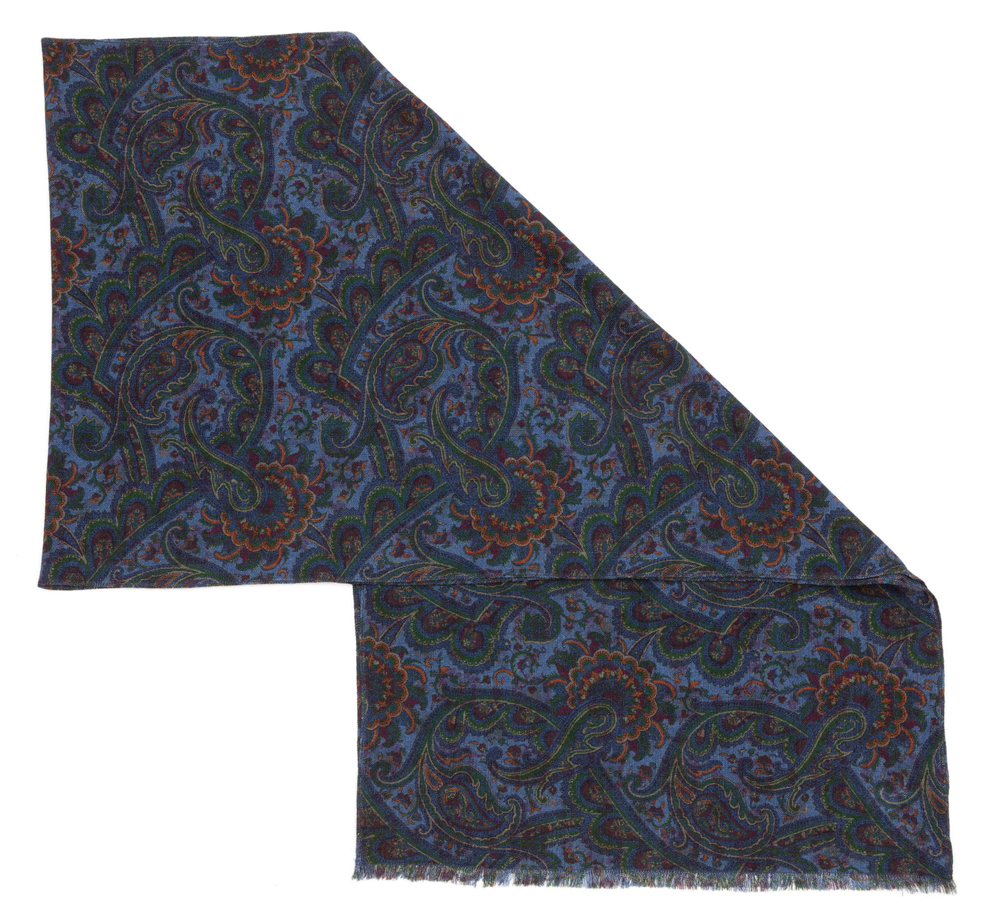 Luxury merino wool unisex scarf designed and produced exclusively by Regent featuring a unique patterning and made in the UK.