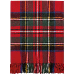 Lochcarron - Tartan Blanket - Lambswool - Border Stewart Royal Modern